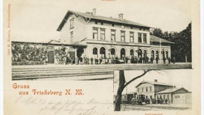Dworzec kolejowy Strzelce Krajeńskie Wschód 1899 r.